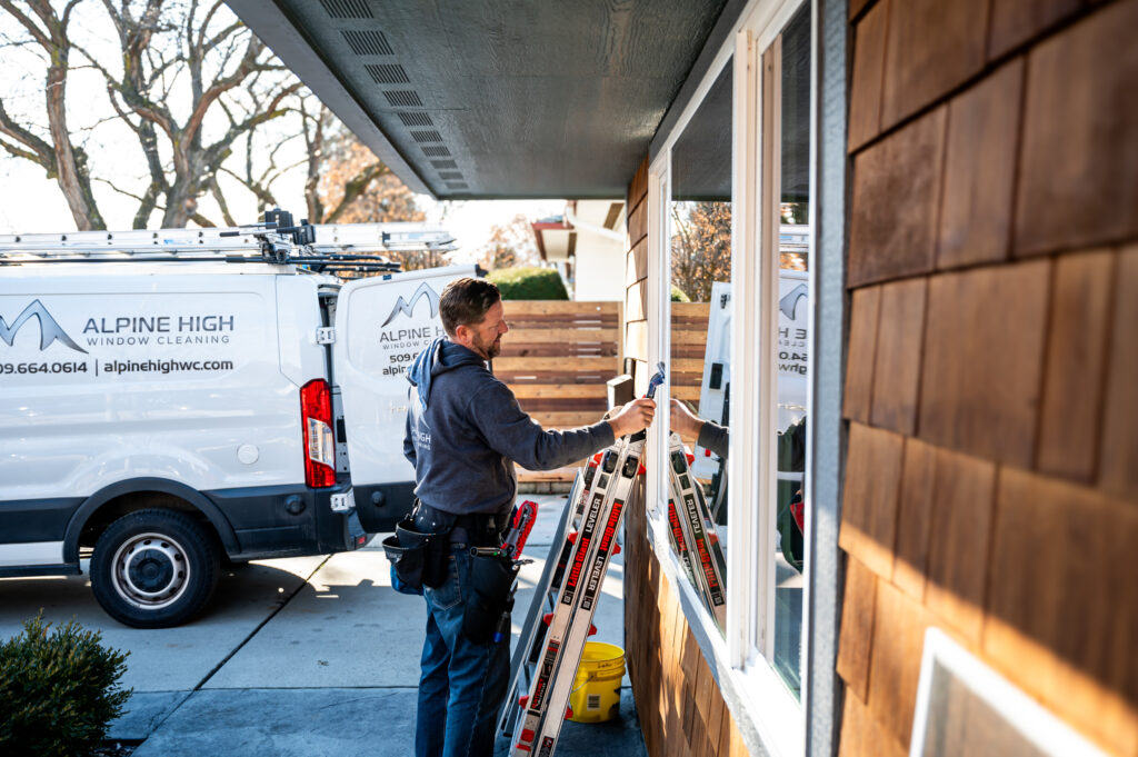 Improve curb appeal with Alpine High Window Cleaning